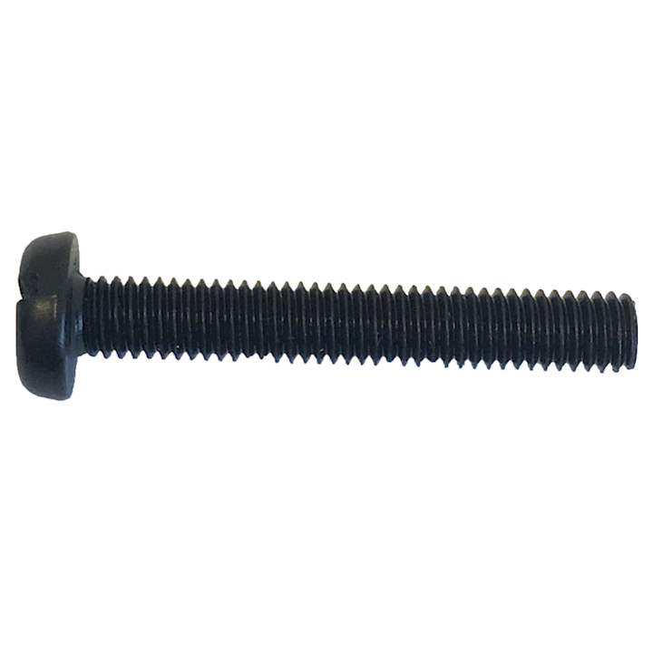 M6 x 40mm Machine Screws Slot Pan Head (Black) (MET.20)